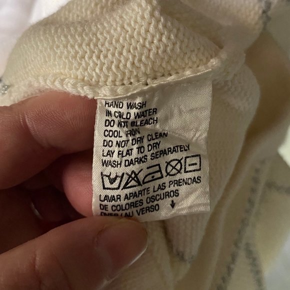 Liz Claiborne Women’s Beige Argyle Diamond Sweater, Small, Pre-owned - Picture 6 of 6